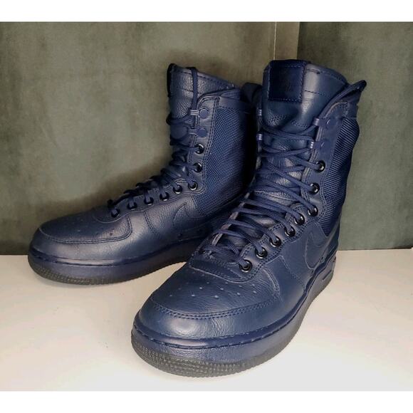 Nike SF AF1 857872-400 Air Force 1 Sneaker Boot Binary Blue US Women's 7.5 - Picture 11 of 12